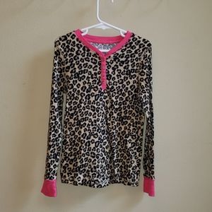 Girls 7/8 Animal Print Top